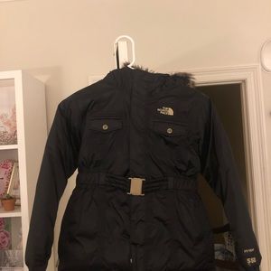 Kids black North Face jacket